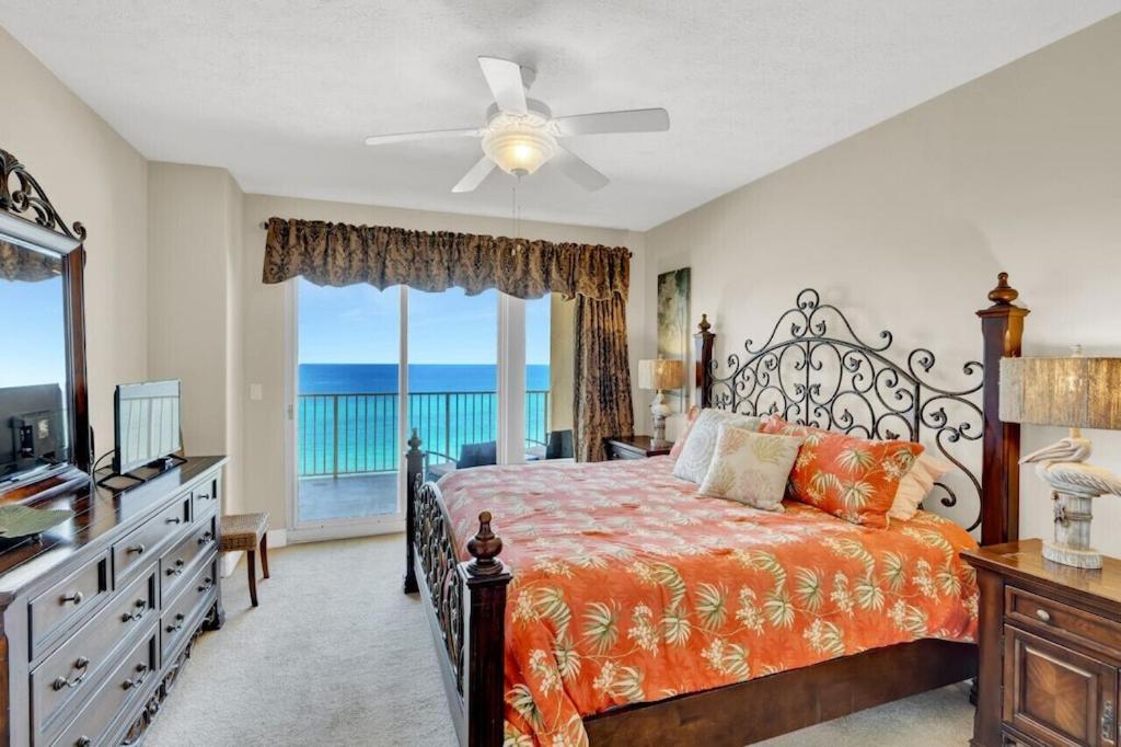 Treasure Island 707 - Gulf Front, Sunset Views, Heated Resort Pool & Hot Tub! Panama City Beach Extérieur photo