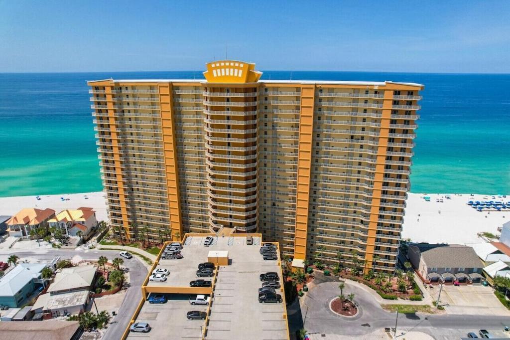 Treasure Island 707 - Gulf Front, Sunset Views, Heated Resort Pool & Hot Tub! Panama City Beach Extérieur photo